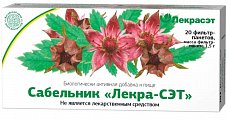 Купить сабельник лекра-сэт фильтр-пакеты 1,5г 20 шт. бад в Городце
