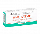 Купить нистатин, таблетки, покрытые пленочной оболочкой 500000ед, 20 шт в Городце
