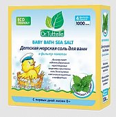 Купить dr.tuttelle (доктор туттелле) соль для ванны морская детская с крапивой, 1000г в Городце