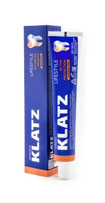 Купить klatz (клатц) зубная паста активная защита без фтора, 75мл в Городце