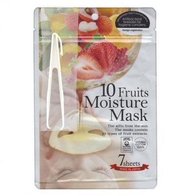 Купить japan gals (джапан галс) маска 10 фруктов pure5 essential, 7 шт в Городце