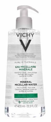 Купить виши пюр термаль (vichy purete thermale) мицеллярная вода с минералами для жирной кожи 400мл в Городце