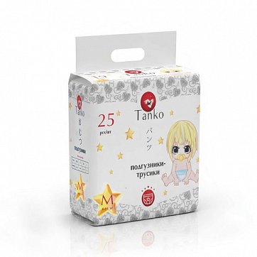 Tanko (Танко), подгузники детские размер M, 6-11 кг, 25 шт