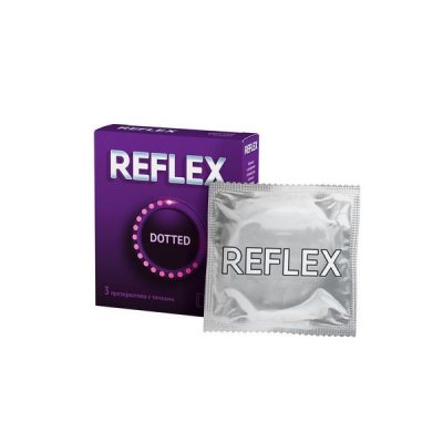 Купить рефлекс (reflex) презервативы с точками dotted 3 шт в Городце