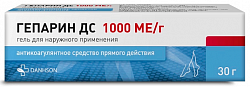 Купить гепарин дс, гель для наружного применения 1000ме/г, 30 г в Городце