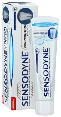 Купить сенсодин (sensodyne) зубная паста восстановление/защита/отбеливающая, 75мл (глаксосмиткляйн, германия) в Городце