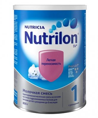 Купить nutrilon 1 (нутрилон) гипоаллергенный сухая смесь детская с рождения, 800г в Городце