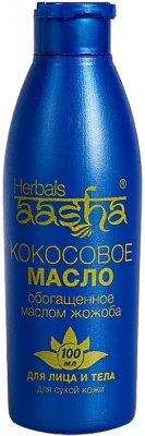 Купить ааша хербалс (aaasha herbals) кокосовое масло обогащенное маслом жожоба, 100мл в Городце