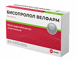 Купить бисопролол-велфарм, таблетки, покрытые пленочной оболочкой 5мг, 30 шт в Городце