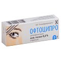 Купить офтоципро, мазь глазная 0,3%, туба 3г в Городце