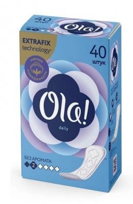 Купить ola! (ола) прокладки ежедневные daily, 40 шт в Городце