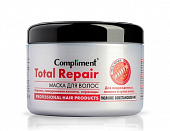 Купить compliment total repair (комплимент) маска для поврежденных волос с кератином гиалуроновой кислоты, 500мл в Городце