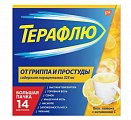 Купить терафлю от гриппа и простуды, порошок для приготовления раствора для приема внутрь, лимонный, пакетики 22,1г, 14 шт в Городце
