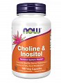 Купить now foods (нау фудс) холин+инозитол, капсулы 100 шт бад в Городце