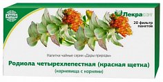 Купить родиолы четырехчленной (красная щетка) корни, фильтр-пакеты 20 шт бад в Городце