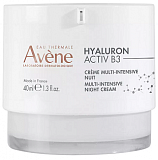 Авен Гиалурон Актив B3 (Avene Hyaluron Aktiv B3) крем для лица интенсивный регенерирующий ночной, 40мл