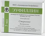 Купить эуфиллин, раствор для внутривенного введения 24 мг/мл ампулы 10мл 5шт в Городце