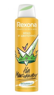 Купить rexona (рексона) антиперспирант-аэрозоль ярко и цветочно, 150мл в Городце