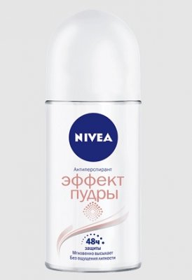 Купить nivea (нивея) дезодорант шариковый део эффект пудры, 50мл в Городце