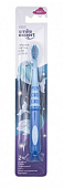 Купить smile expert (смайл эксперт) кидс зубная щетка для детей с присоской 2450 с 2 лет, мягкая, цвет голубой в Городце