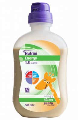Купить nutrini energy (нутрини) смесь жидкая для детей от 1 года до 6 лет, 500 мл в Городце
