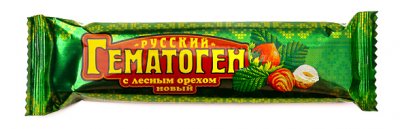 Купить гематоген русский новый с лесным орехом 40г бад в Городце