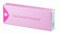 Купить лактинет-рихтер, таблетки, покрытые пленочной оболочкой 0,075мг, 28 шт в Городце