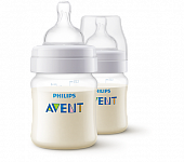 Купить avent (авент) бутылочка для кормления с рождения anti-colic 125 мл 2 шт (scf810/27) в Городце