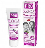 Купить рокс (r.o.c.s) зубная паста pro teens ягодная свежесть 74 гр в Городце