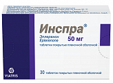Купить инспра, таблетки, покрытые пленочной оболочкой 50мг, 30 шт в Городце