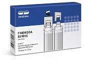 Купить глюкоза буфус, раствор для внутривенного введения 400мг/мл, ампулы 10мл, 10 шт пэт в Городце