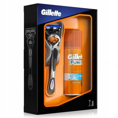 Купить gillette (жиллет) набор: fusion proglide flexball станок для бритья+гель для бритья для чувствительной кожи, 75 мл+чехол в Городце