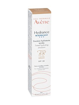 Авен Гидранс (Avene Hydrance) BB-Лежер эмульсия для лица и шеи увлажняющая с тонирующим эффектом 40 мл SPF-30