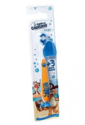 Купить pasta del сapitano (паста дель капитано) зубная щетка детская baby 3+ soft/мягкая 1 шт. в Городце