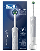Купить oral-b (орал-би) электрическая зубная щетка vitality pro d103.413.3 тип 3708 с зарядным устройством, тип 3757, белый в Городце