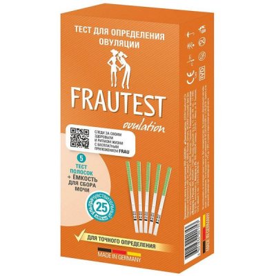 Купить тест для определения овуляции frautest (фраутест), 5 шт в Городце