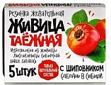 Купить живица таежная, жевательная резинка с шиповником, 5 шт в Городце