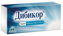 Купить дибикор, таблетки 250мг, 60 шт в Городце