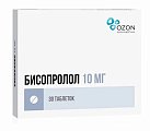 Купить бисопролол, таблетки, покрытые пленочной оболочкой 10мг, 30 шт в Городце