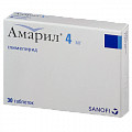 Купить амарил, таблетки 4мг, 30 шт в Городце