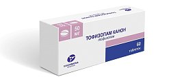 Купить тофизопам-канон, таблетки 50мг, 60 шт в Городце