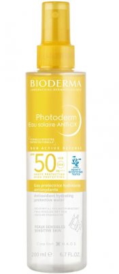 Купить bioderma photoderm (биодерма фотодерм) спрей солнцезащитный антиоксидантный увлажняющий spf 50, 200 мл в Городце