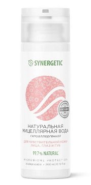 Synergetic (Синергетик) мицеллярная вода натуральная, 200 мл