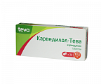 Купить карведилол-тева, таблетки 12,5мг, 30 шт в Городце
