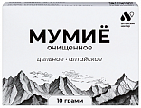 Купить мумие очищенное алтайский нектар, 10г бад в Городце