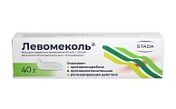 Купить левомеколь, мазь для наружного применения 40 мг/г+7,5 мг/г, 40г в Городце