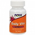 Купить now foods (нау фудс) daily vits комплекс витаминов, таблетки 1252мг, 100 шт бад в Городце