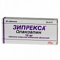 Купить зипрекса, таблетки, покрытые пленочной оболочкой 10мг, 28 шт в Городце