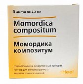 Купить момордика композитум, раствор для внутримышечного введения гомеопатический 2,2мл, ампулы 5шт в Городце