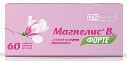 Купить магнелис в6 форте, таблетки, покрытые пленочной оболочкой 100мг+10мг, 60 шт в Городце